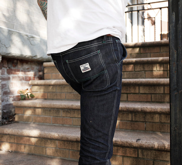 Work Uniform Jean 13 oz Cone White Oak broken twill - Left Field NYC