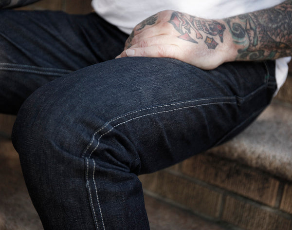 Work Uniform Jean 13 oz Cone White Oak broken twill - Left Field NYC