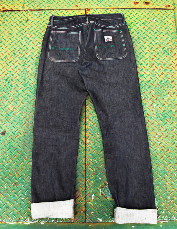 Work Uniform Jean 13 oz Cone White Oak broken twill - Left Field NYC