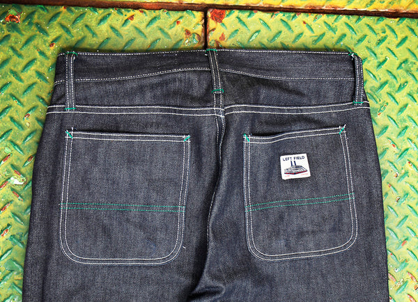 Work Uniform Jean 13 oz Cone White Oak broken twill - Left Field NYC